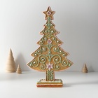 Фигурка полистоун «Ёлочка пряничная с узорами из глазури», 18.5×7×30.5 см - Фото 3