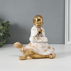 Фигурка полистоун «Маленький Будда на черепахе», 17×11×17 см - Фото 1