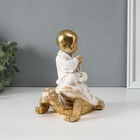 Фигурка полистоун «Маленький Будда на черепахе», 17×11×17 см - Фото 2