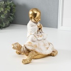 Фигурка полистоун «Маленький Будда на черепахе», 17×11×17 см - Фото 5