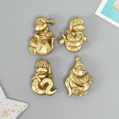 Магнит на холодильник «Змейка», полистоун, 6×1.5×5 см, МИКС