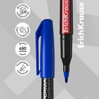 Маркер перманентный ErichKrause P-70, 1.0 мм, для письма на любой поверхности, синий - Фото 2