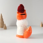 Копилка для денег «Лисёнок в сером свитере и шапке», керамика, 7.8×15.7×25 см - Фото 8