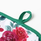 Прихватка Доляна Розы 17*17см, 100%п/э - фото 25627538