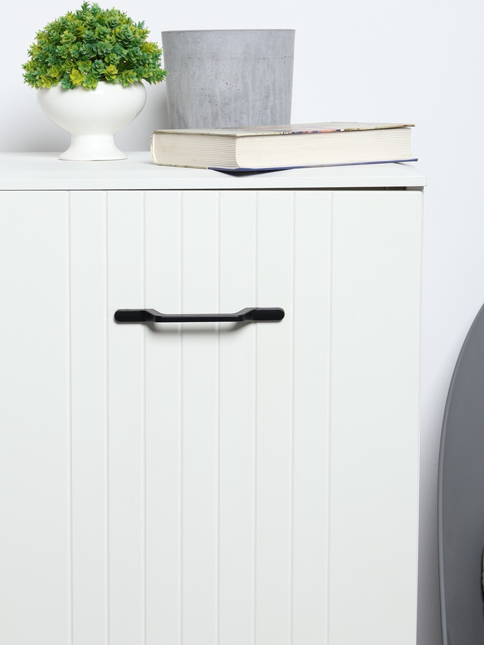 Ручка-скоба CAPPIO PC199, м/о 96 мм, цвет черный - Фото 1