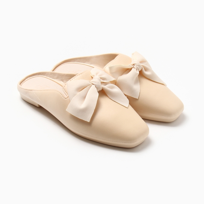 Тапочки женские закрытые LoveLife, размер 40-41, молочные - Фото 1