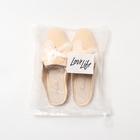 Тапочки женские закрытые LoveLife, размер 40-41, молочные - Фото 5