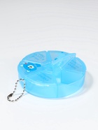 Таблетница, с цепочкой, d=8×2 см, 6 секций, голубая - Фото 2