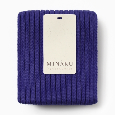 Шарф женский MINAKU, синий, 180×18 см