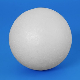 Шар из пенопласта для поделок и творчества, 1 шт., 11 см