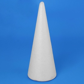 Конус из пенопласта для поделок и творчества, 1 шт., 25 см