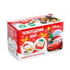 Ёлочные шары под раскраску на новый год «Тачки», d=5.5 см, 2 шт, краски, набор для творчества - Фото 2