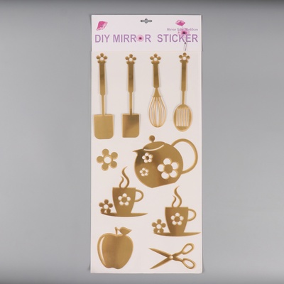 Наклейка интерьерная «Утро», золото, 70×30 см