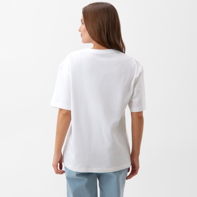 Футболка женская KAFTAN: Basic line, белая, размер 40-42