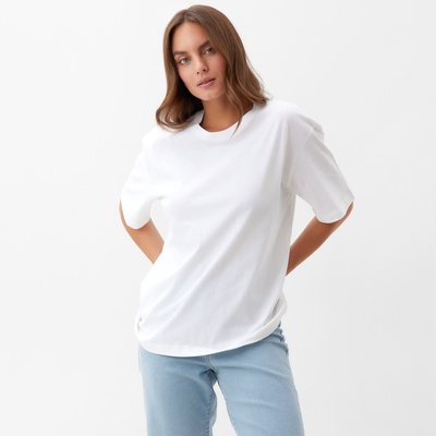 Футболка женская KAFTAN: Basic line, белый, р-р 52-54