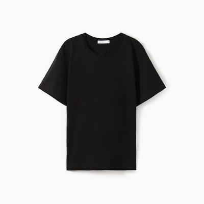 Футболка женская KAFTAN: Basic line, чёрная, размер 40-42