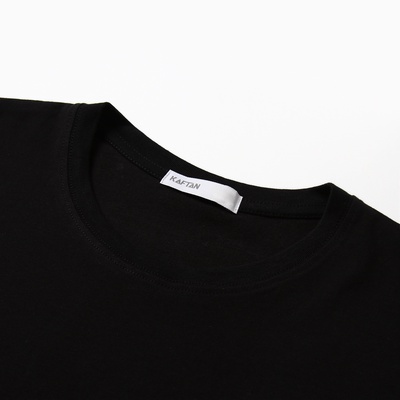 Футболка женская KAFTAN: Basic line, чёрная, размер 40-42