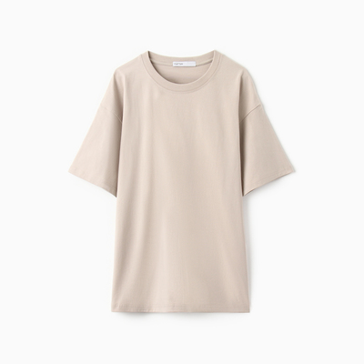 Футболка женская KAFTAN: Basic line, бежевая, размер 40-42