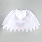 Карнавальная накидка «Весёлое привидение», длина 60 см, белая - Фото 4