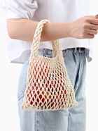 Авоська 20 х 30 см, ручка 10 см, клетка 1.5 см, белая - фото 809177543