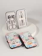 УЦЕНКА Набор маникюрный «Штамп», 6 предметов, разноцветный - Фото 3