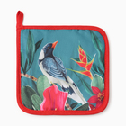 Прихватка «Доляна» Beauty, 17×17 см, изумрудная - Фото 1