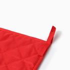 Прихватка «Доляна» Beauty, 17×17 см, изумрудная - Фото 2