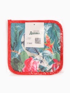 Прихватка «Доляна» Beauty, 17×17 см, изумрудная - Фото 6