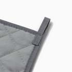 Прихватка «Доляна» Coffee & dogs, 17×17 см, серая - Фото 3