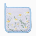 Прихватка «Ромашки», 17×17 см, 100% п/э - Фото 1