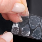 Накладные ногти, 12 шт., с клеевыми пластинами, форма балерина, матовые/хромированные, бордовые, красные - Фото 7