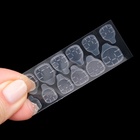 Накладные ногти, 12 шт., с клеевыми пластинами, форма балерина, матовый/хромированный, цвет розовый - Фото 8