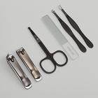 Набор маникюрный, 6 предметов, в футляре, оранжевый, чёрный - Фото 4