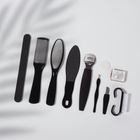 Набор для педикюра, 9 предметов, в пакете, чёрный - Фото 2