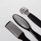 Набор для педикюра, 9 предметов, в пакете, чёрный - Фото 4