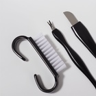 Набор для педикюра, 9 предметов, в пакете, чёрный - Фото 6