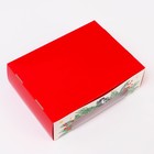 Коробка под 3 эклера с вкладышами новогодняя «Пусть сбываются мечты», 20×15×6 см - Фото 4