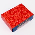 Коробка для 3 эклеров подарочная, кондитерская новогодняя упаковка «С Новым годом», 20×15×6 см - Фото 4