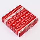 Подарочная коробка сборная с окном «Вязанка», 11.5×11.5×3 см - Фото 4