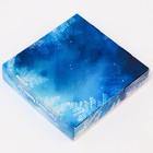 Коробка новогодняя подарочная складная с окном «Зимушка», 13×13×3 см - Фото 4