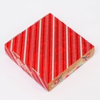 Коробка новогодняя подарочная складная с окном «Снегири», 13×13×3 см - Фото 4