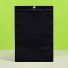 Пакет Зип-лок с окном, с еврослотом, черный, 16×24 см - Фото 4