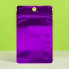 Пакет Зип-лок с окном, с еврослотом, фиолетовый, 7×10 см - Фото 5