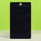 Пакет Зип-лок с окном, с еврослотом, черный, 8×12 см - Фото 3