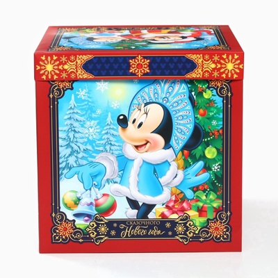 Коробка складная, новогодняя «Сказочного Нового года», 30×30×30 см