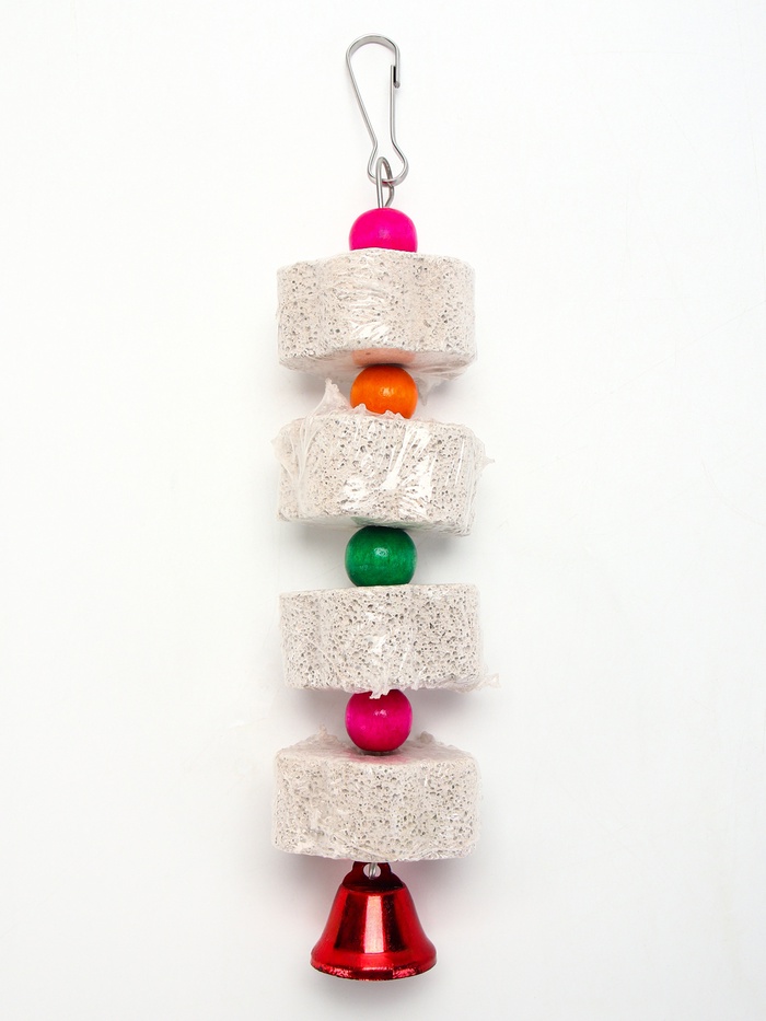 Точильные камни для птиц, с бусинами, 65 г - Фото 1