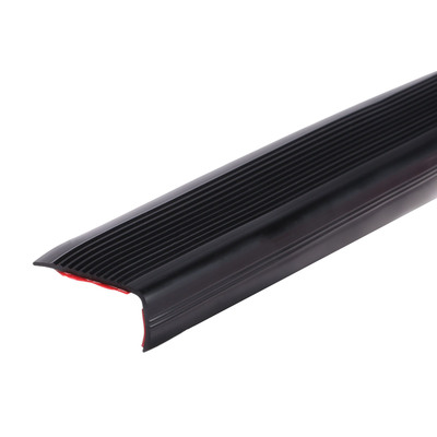 Противоскользящая накладка угловая TAKE IT EASY, самоклеющаяся, с полосами, 1000×50 мм, цвет чёрный