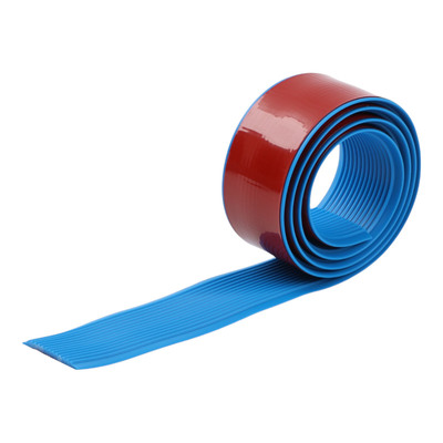 Противоскользящая накладка прямая TAKE IT EASY, самоклеющаяся, с полосами, 1000×40 мм, цвет синий