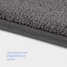 Коврик для ванной и туалета SAVANNA Bath, 40×60 см, графитовый - Фото 2