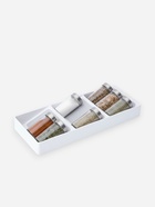 Подставка для специй Griten, 3 секции, пластик с силиконовой вставкой, 39×15×5 см, белая - Фото 2